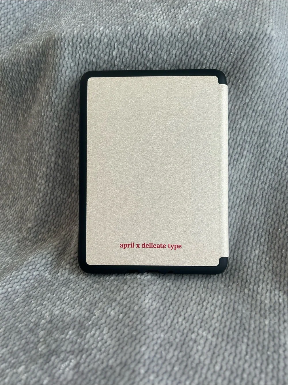 NWOT Hobby Lover Kindle Paperwhite 11th Gen Case | April x Delicate Type